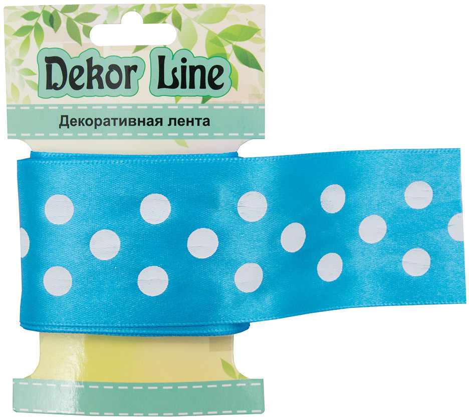 Лента атласная «Горошек» | Айрис