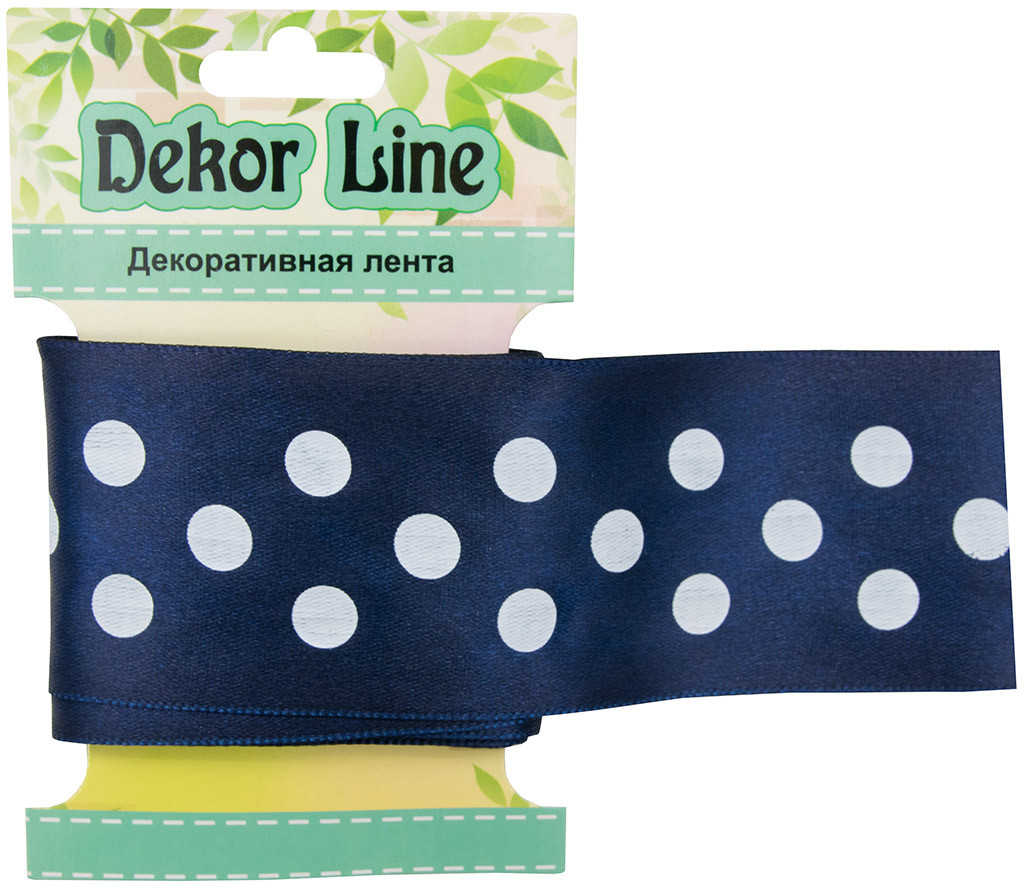 Лента атласная «Горошек» | Айрис