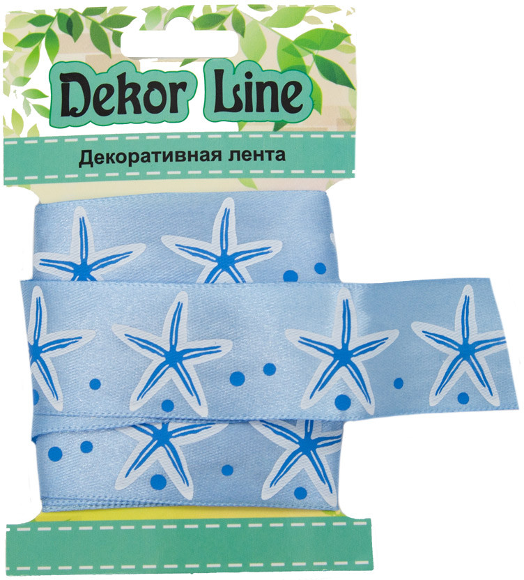 Лента атласная «Морская звезда» | Айрис