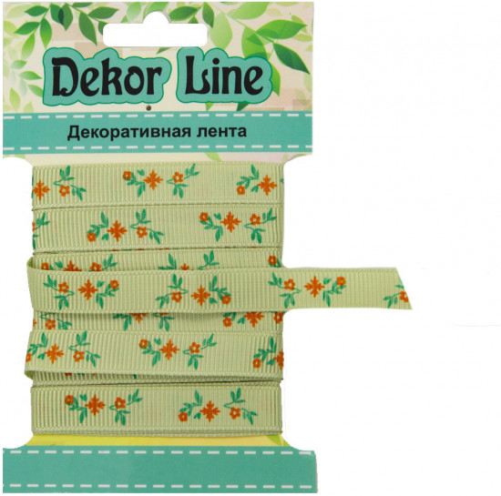 Лента репсовая «Веточки»