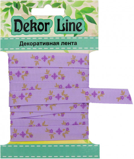 Лента репсовая «Веточки»