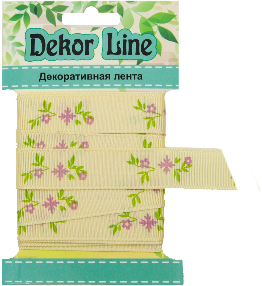 Лента репсовая «Веточки» | Айрис