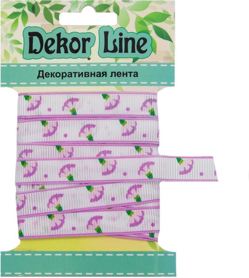 Лента репсовая «Гвоздики» | Айрис