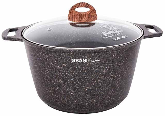 Кастрюля со стеклянной крышкой «Granit Ultra Blue» | Granit Ultra | Kukmara