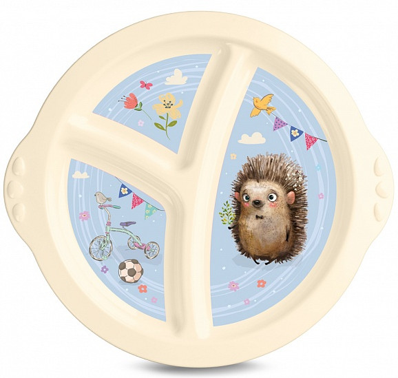 Тарелка детская секционная | Пластишка
