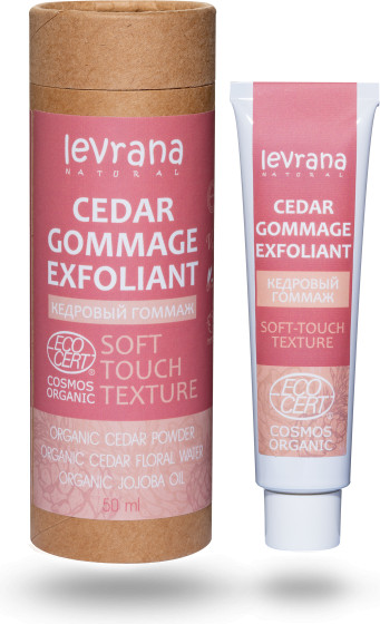 Гоммаж для лица с кедровой пудрой | Levrana