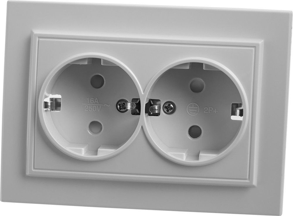 Розетка 2-местная | Эрна | Stekker