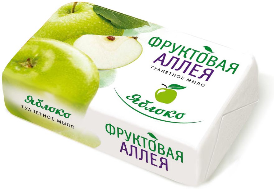 Мыло туалетное «Яблоко» | Фруктовая аллея | Nefis Cosmetics