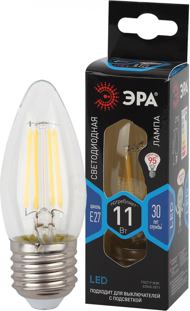 Лампа светодиодная Эра | F-LED | Эра