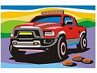 Картина по номерам «Быстрый джип»