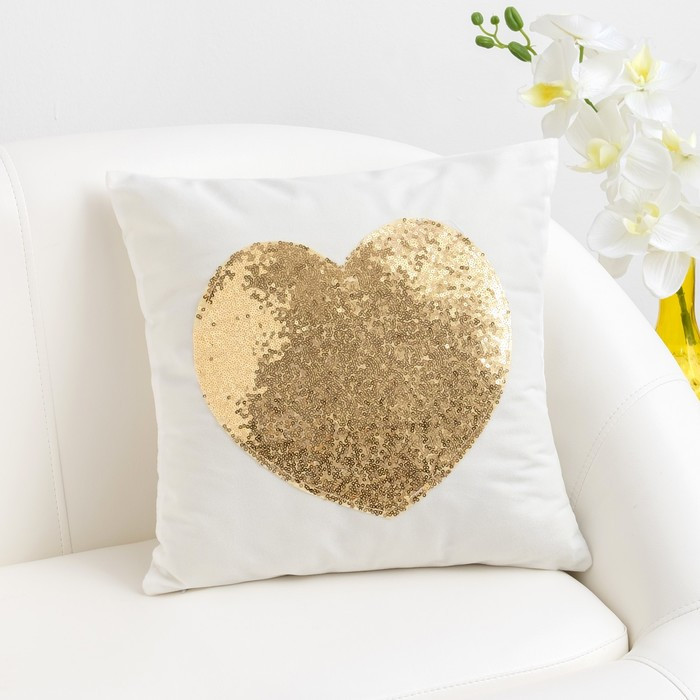 Наволочка декоративная «Сердце» | 14 Февраля | Этель