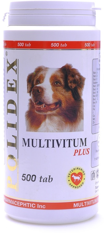 Витамины для собак «Multivitum plus» | Polidex