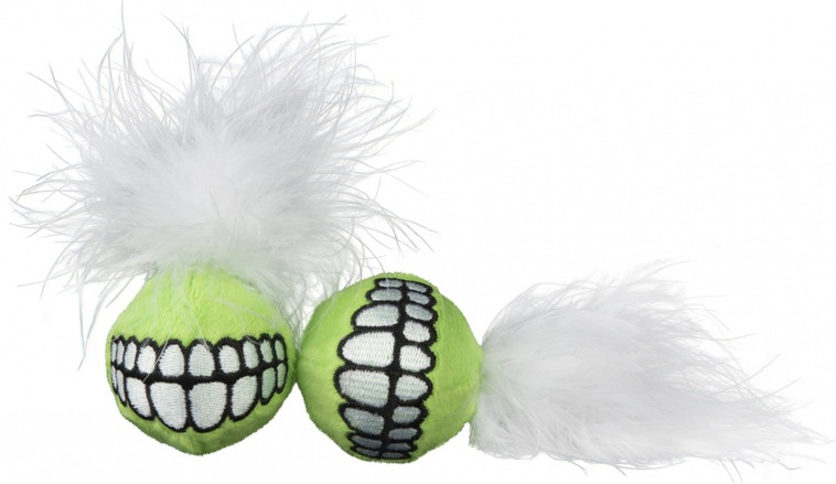 Игрушка с кошачьей мятой «Плюшевые мячики» | Grinz ball | Rogz