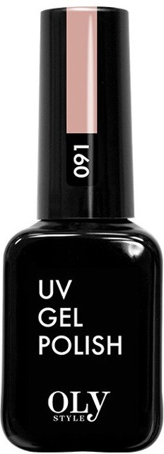 Гель-лак для ногтей, оттенок 091 Бежево-коралловый | UV gel polish | Oly Style