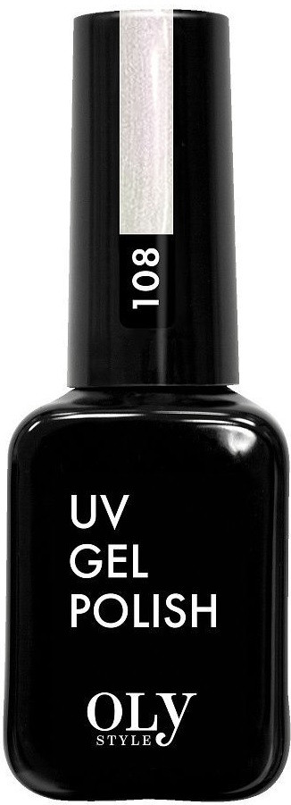 Гель-лак для ногтей, оттенок 108 Жемчужный перламутр | UV gel polish | Oly Style
