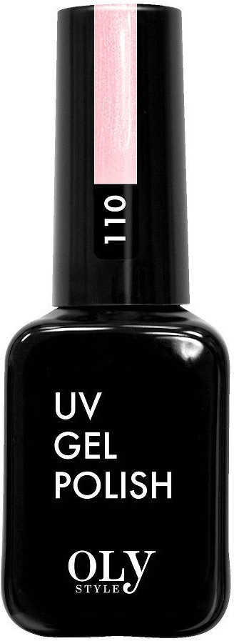 Гель-лак для ногтей, оттенок 110 Розовый перламутр | UV gel polish | Oly Style