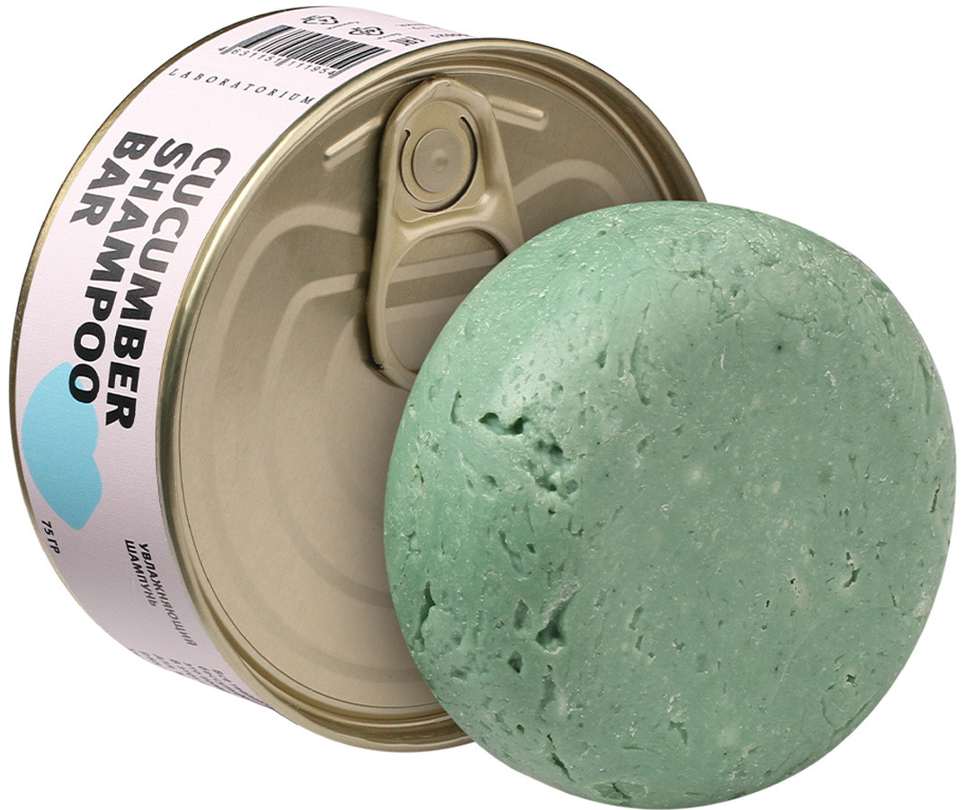 Шампунь для волос твердый с огурцом | Laboratorium