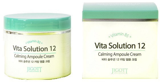 Крем для лица ампульный успокаивающий | Vita Solution 12 | Jigott