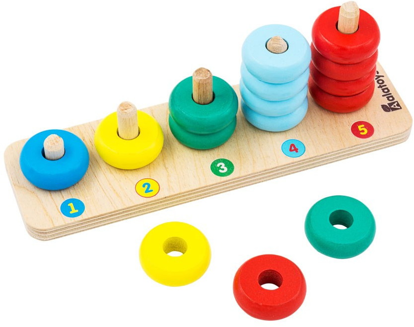 Пирамидка «Счёты» | Alatoys