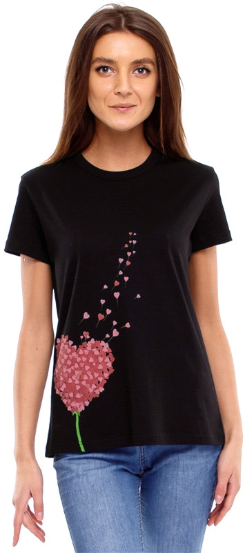 Футболка женская | Сердечки | Апрель