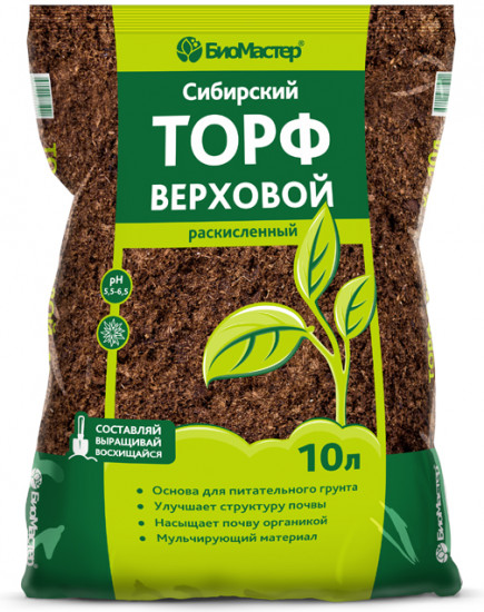 Торф верховой раскисленный