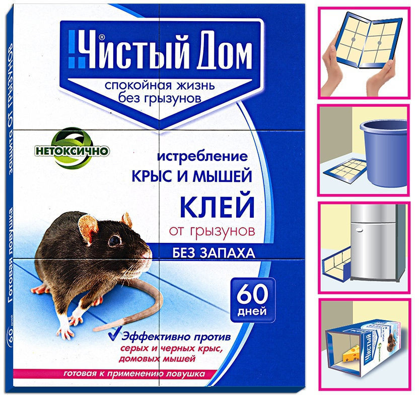 Клей от грызунов | Чистый дом