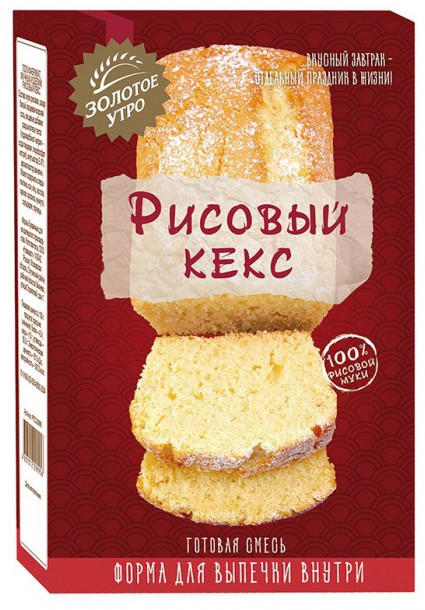 Смесь готовая «Рисовый кекс» | Золотое утро | С.Пудовъ