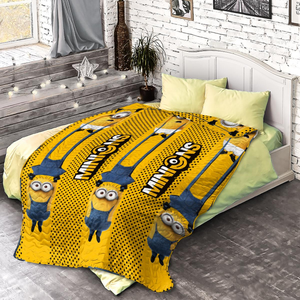 Покрывало стеганое «Миньоны» | Непоседа
