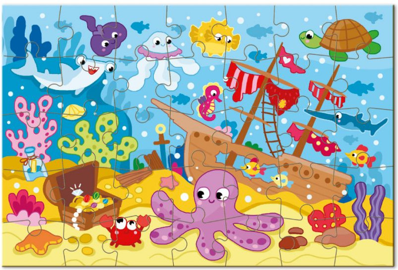 Пазл «Морские жители» | DoDo