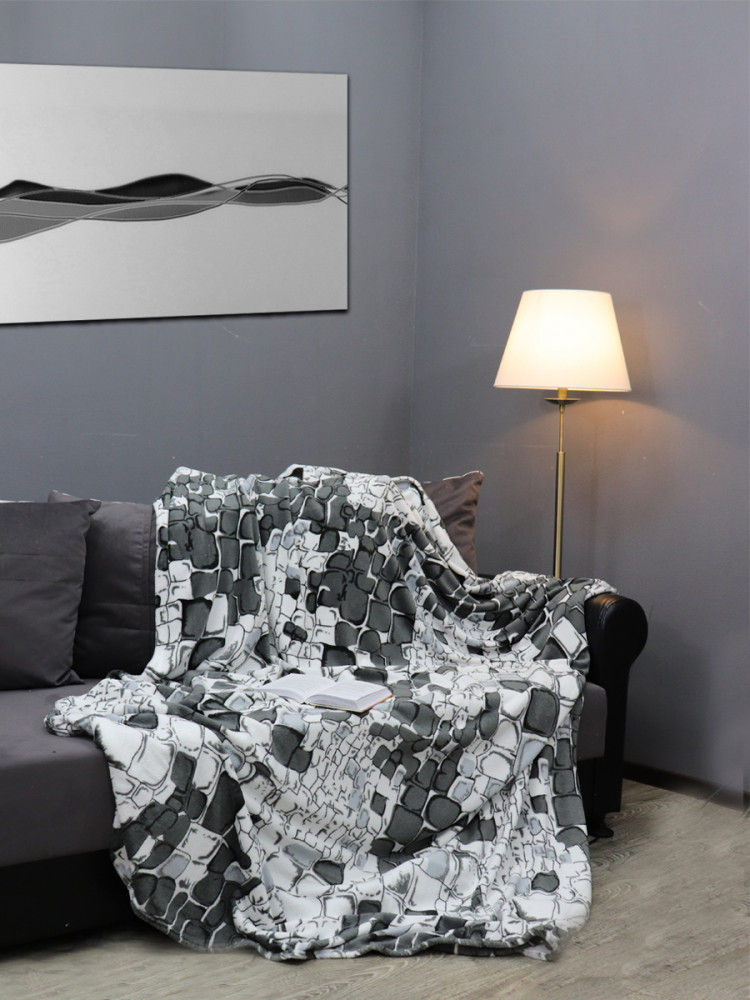 Плед «Камешки» | Absolute | TexRepublic