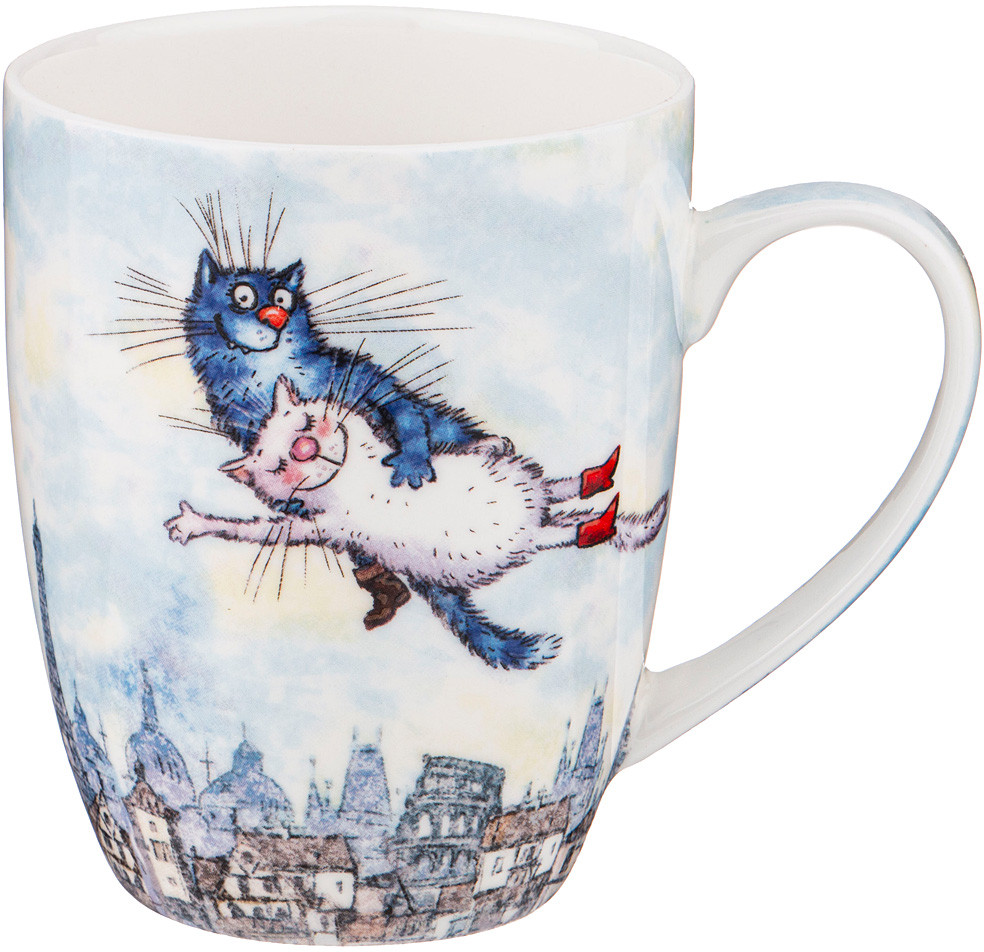 Кружка «Шагал» | Синие коты | Lefard