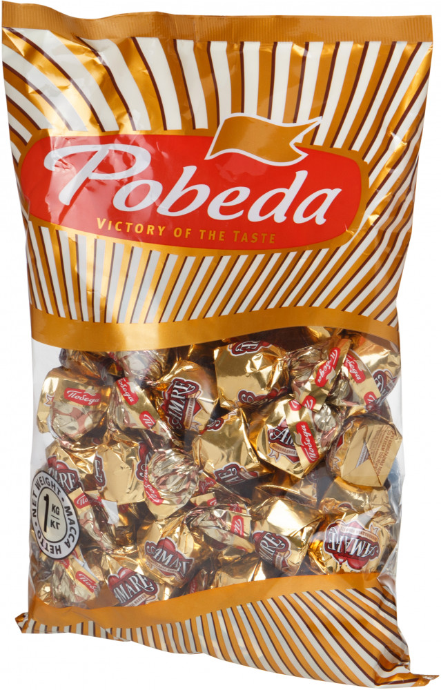 Конфеты шоколадные с топленым молоком «Amare» | Победа