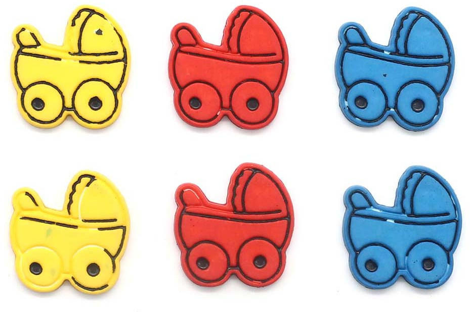 Набор декоративных элементов «Коляска» | Magic Buttons