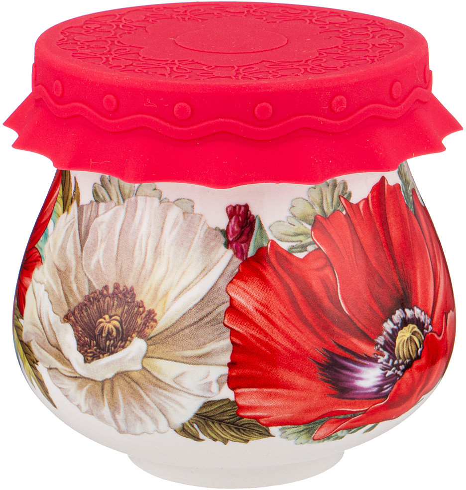 Банка с силиконовой крышкой «Маки» | Маки | Lefard