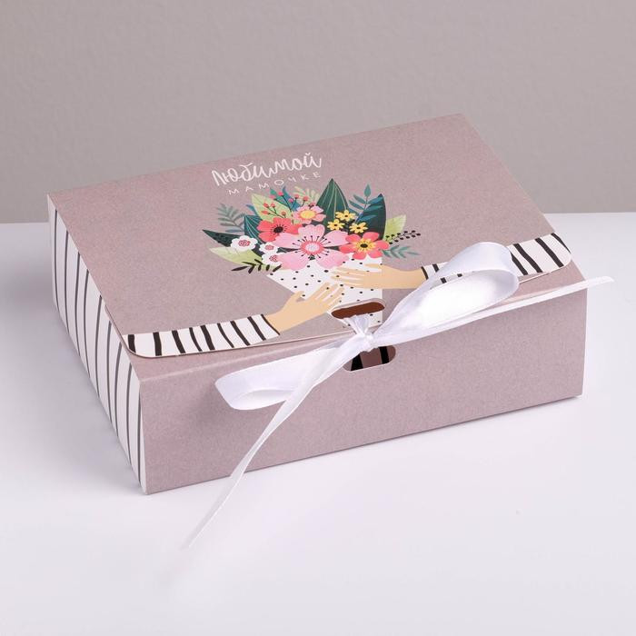 Коробка складная подарочная «Любимой маме» | Для самых родных | Дарите Счастье