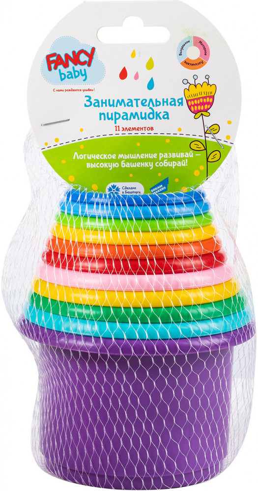Игрушка развивающая «Занимательная пирамидка» | Fancy