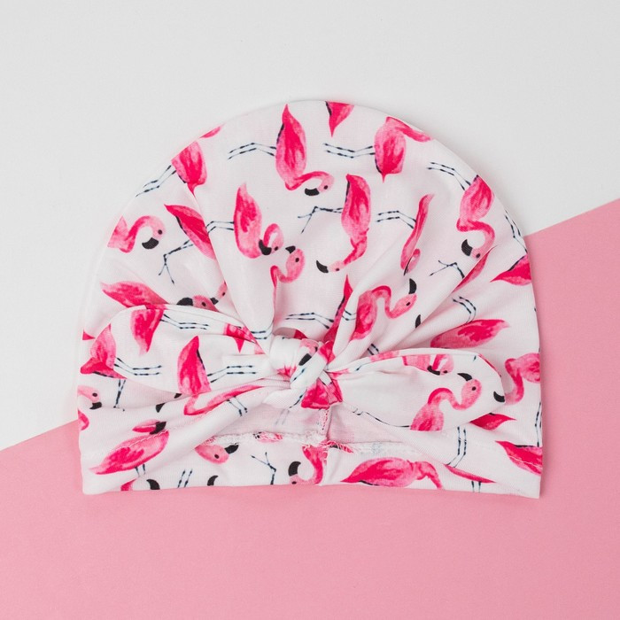 Шапка для девочек «Фламинго» | Крошка Я