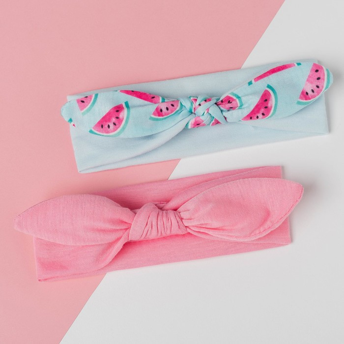 Повязки на голову для девочек «Арбузик» | Крошка Я