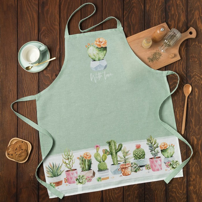 Фартук «Кактусы» | With love | Этель