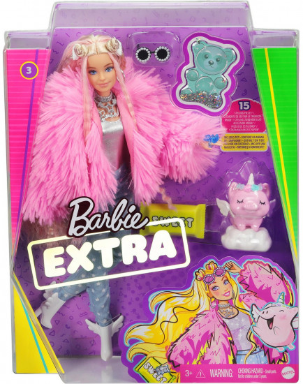 Кукла Barbie в розовой куртке