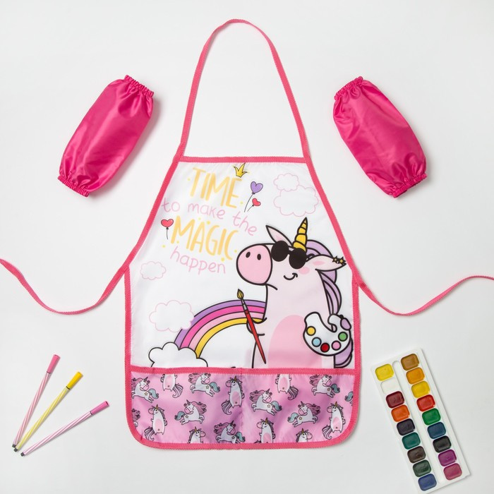 Фартук с нарукавниками «Единорог» | Collorista