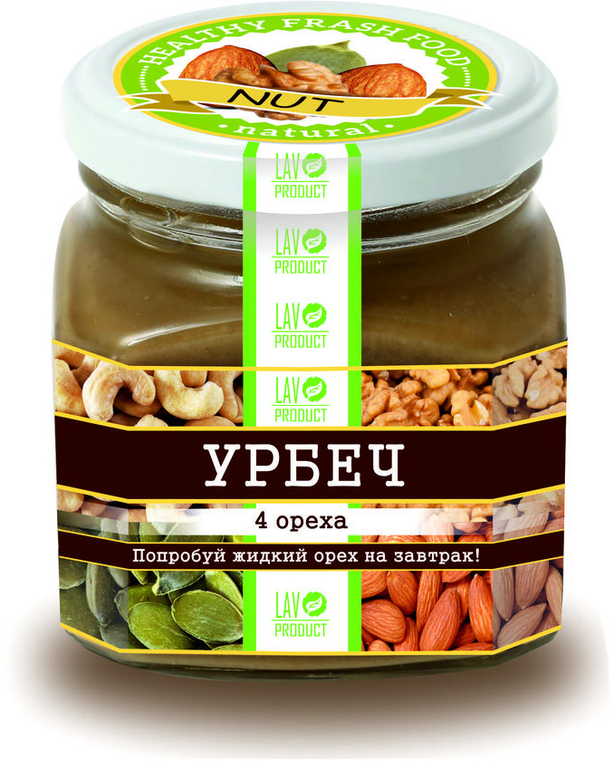 Урбеч 4 ореха | Lav Product