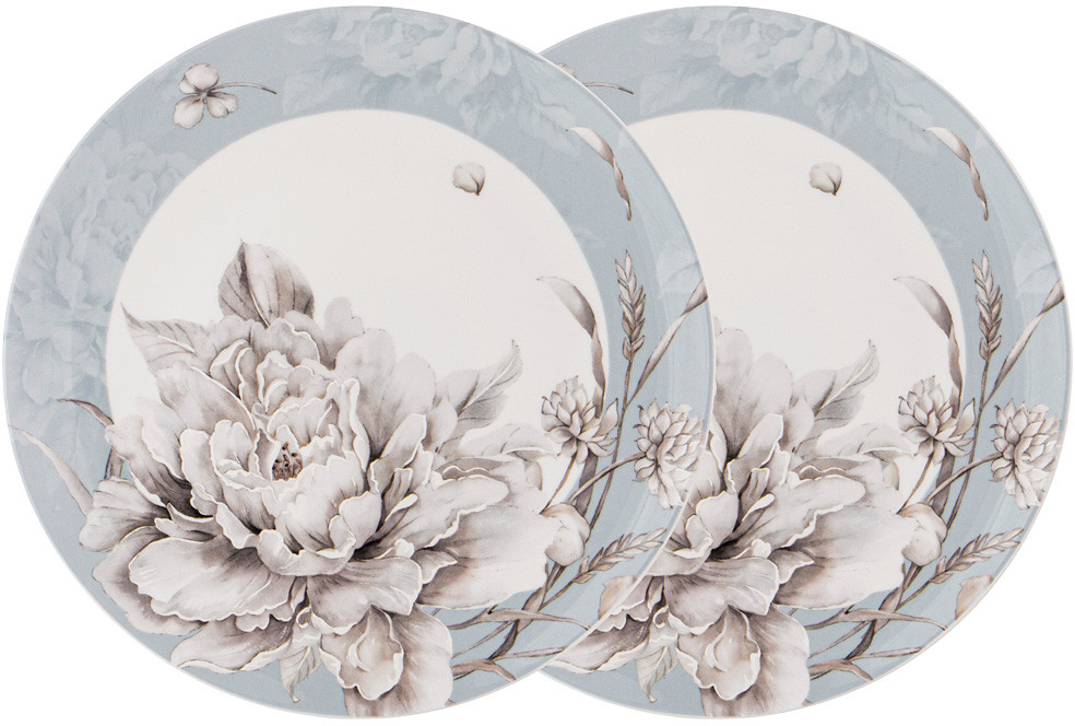 Набор закусочных тарелок «White Flower» | White flower | Lefard
