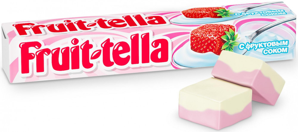 Конфеты жевательные «Клубничный йогурт» | Fruittella
