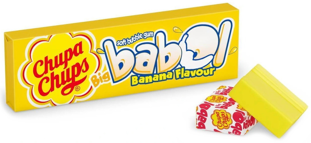 Жевательная резинка со вкусом банана | Big babol | Chupa Chups