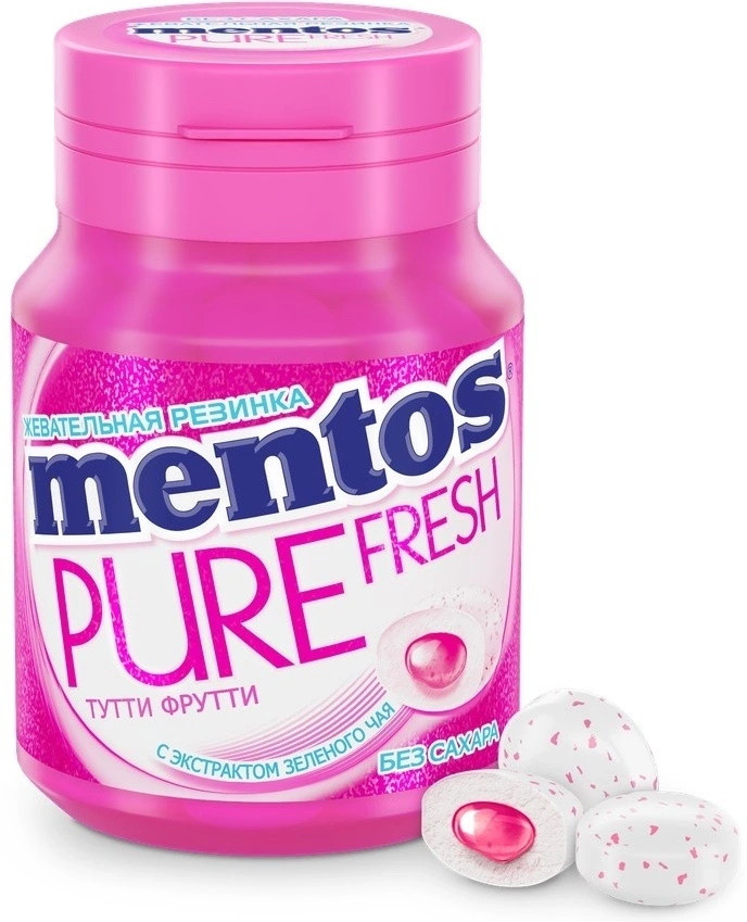 Жевательная резинка «Тутти Фрути» | Pure fresh | Mentos