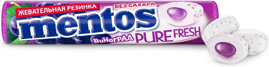 Жевательная резинка «Виноград» | Pure fresh | Mentos