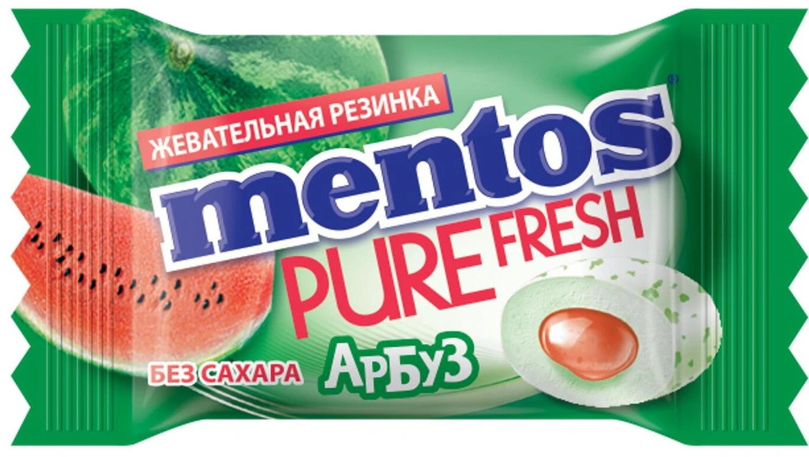 Жевательная резинка «Арбуз» | Pure fresh | Mentos