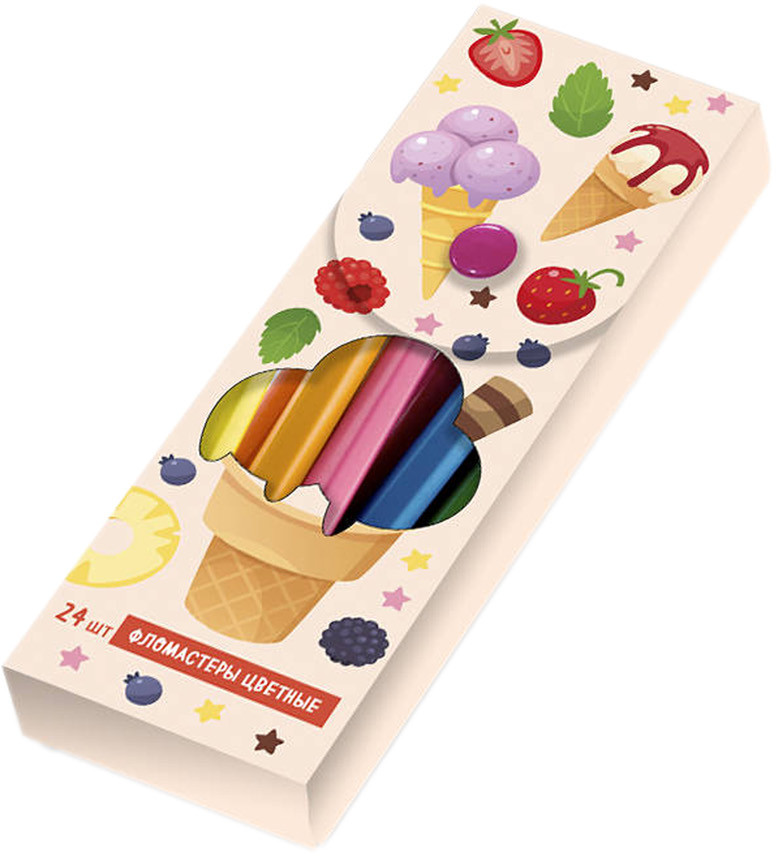 Набор фломастеров «Рожок мороженого» | Фломастеры