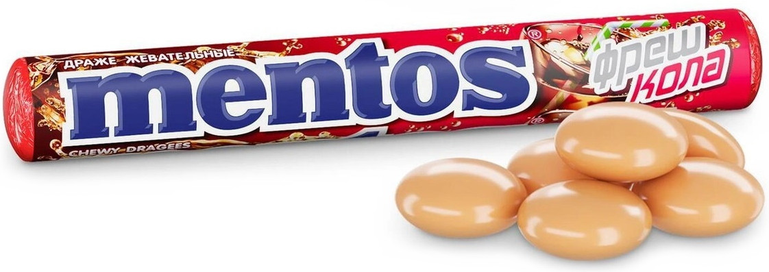 Драже жевательное со вкусом Колы | Mentos